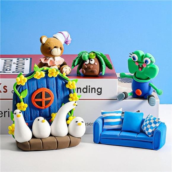 Modeling Clay Kit - 24 Colors Air Dry Ultra Light Clay, Safe & Non-Toxic for Kid - Picture 6 of 6